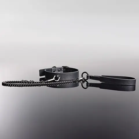 Coquette Pleasure Collar & Leash Grey