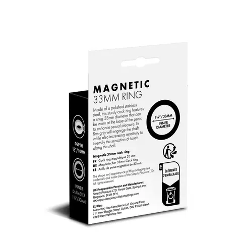 Prowler RED Magnetic 33mm Cock Ring