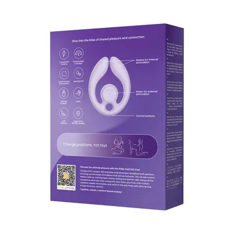 SVibe Snail GIZI Duo Couples Stimulator in Lilac