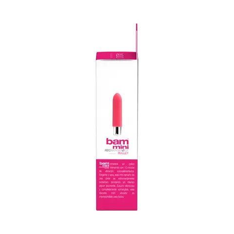 VeDO Bam Mini Rechargeable Bullet Vibe - Foxy Pink