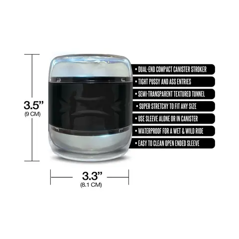 MSTR B8 Clear-View Dual End Stroker Double Play