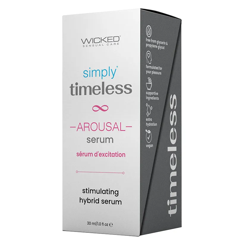 Wicked Simply Timeless Arousal Stimulating Hybrid Serum 1 oz.