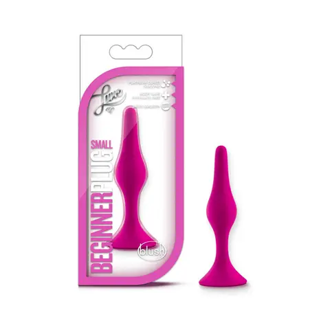 Luxe Silicone Beginner Plug Small in Pink
