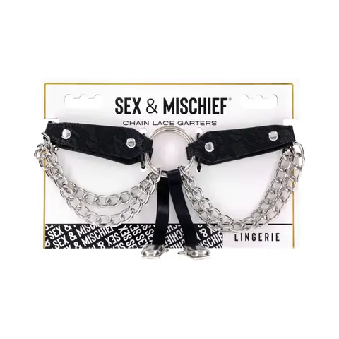 Sportsheets Sex & Mischief Chain Lace Garters