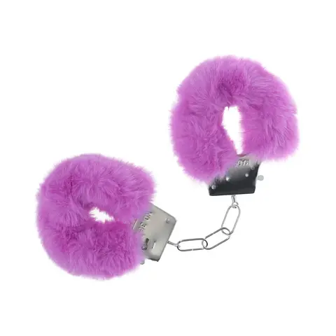 Ouch! Classic Fluffy Handcuffs in Purple