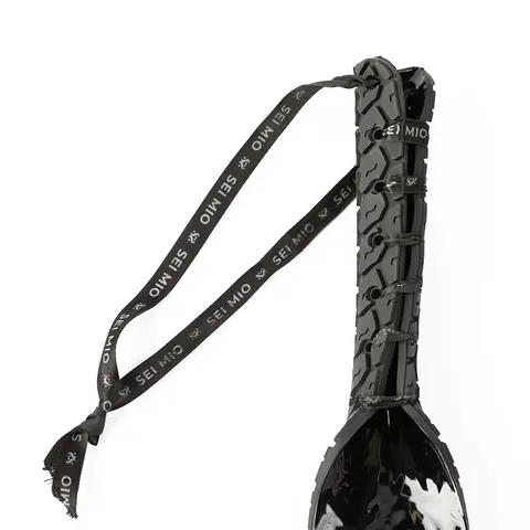 SEI MIO Tread Carefully 15 in. Tyre Paddle Black