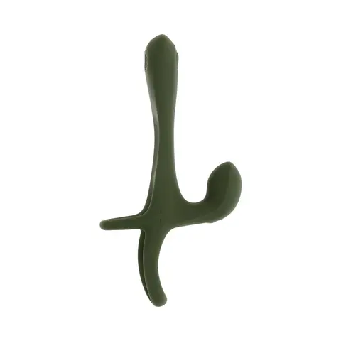 Zero Tolerance Strap Tap & Go Rechargeable Vibrating Girth Enhancer Silicone Green