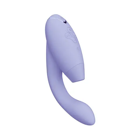 Womanizer Duo 2 Rechargeable Dual Stimulation Pleasure Air and G-Spot Vibrator in Lilac