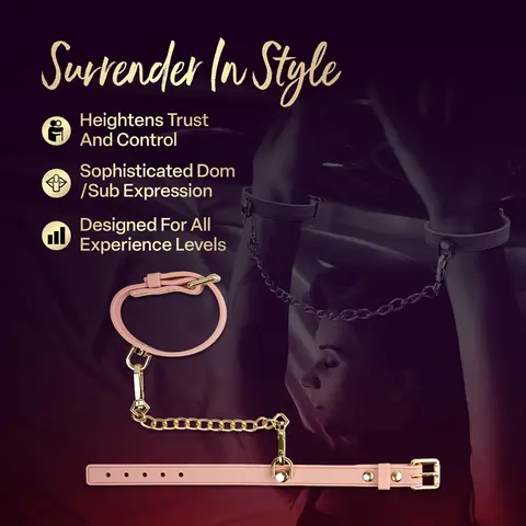 Temptasia Ardor Wrist & Ankle Restraints in Pink