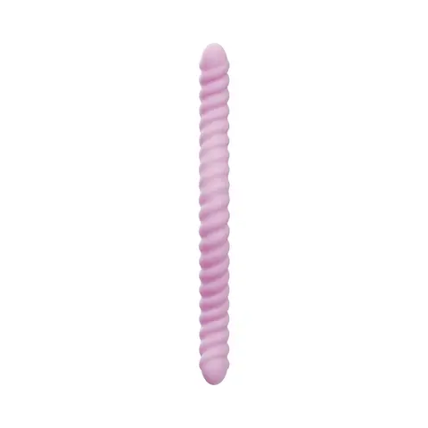 Tentra Cor Unicorn Horn Double-Ended Vibrating Dildo Pink