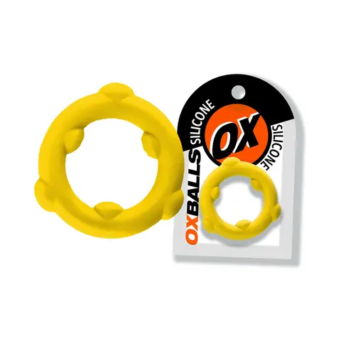 Oxballs Spinner Single Silicone Ring in Yellow