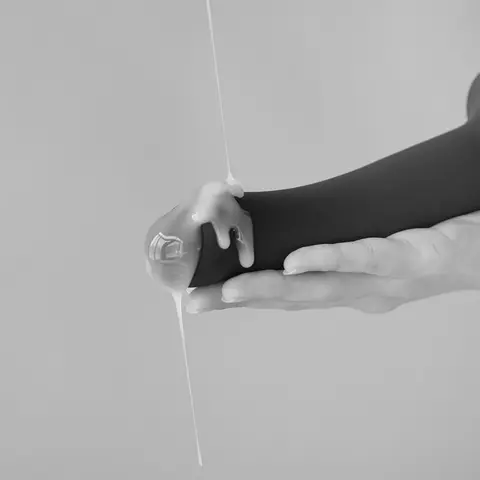 Strap-On-Me Squirting Cum Dildo Black Small (fluid not included)