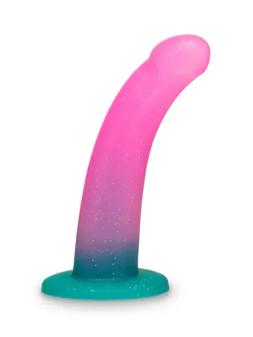 6 inch sparkling jelly silicone dildo