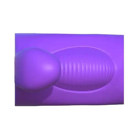 Fantasy C-Ringz Ultimate Couples Cage Vibrating Cock Sheath Purple