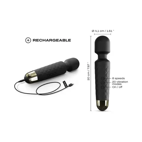 Dorcel Wanderful Rechargeable Wand Black
