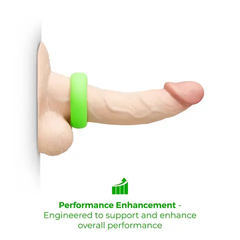 b-Vibe Snug Ring 45mm Snug Fit Silicone C-Ring in Green