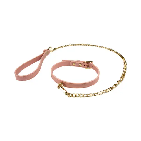 Temptasia Ardor Collar & Leash in Pink