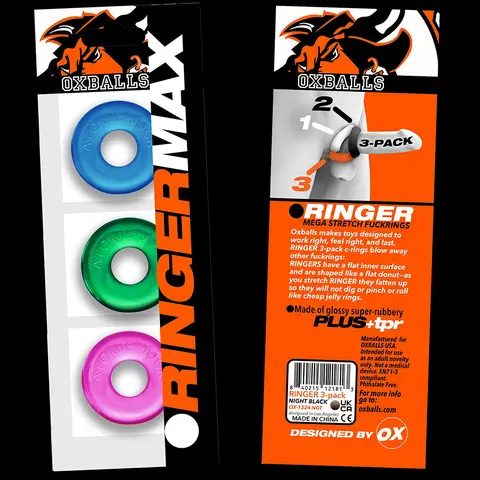 OxBalls Ringer Max 3-Pack Neon
