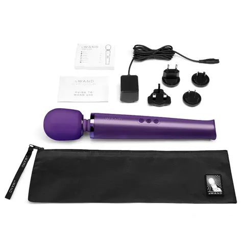 Le Wand Rechargeable Vibrating Massager in Purple