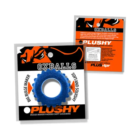 Oxballs Plushy Single Ring Blue Fire