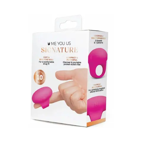 Me You Us Signature The Finger Vibe in Pink