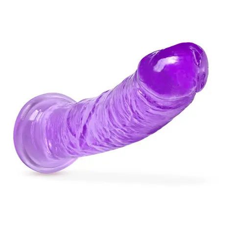 B Yours Plus Roar n' Ride 8 in. Dildo in Purple