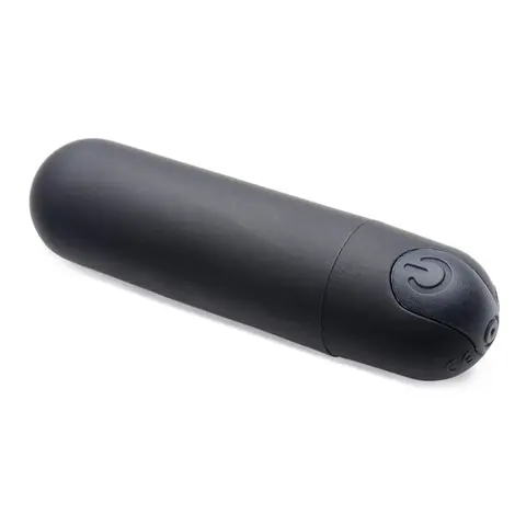 BANG! Vibrating Bullet with Remote Control in Black