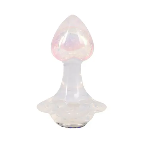 Booty Bling Jeweled Wearable Silicone Plug Small Translucent