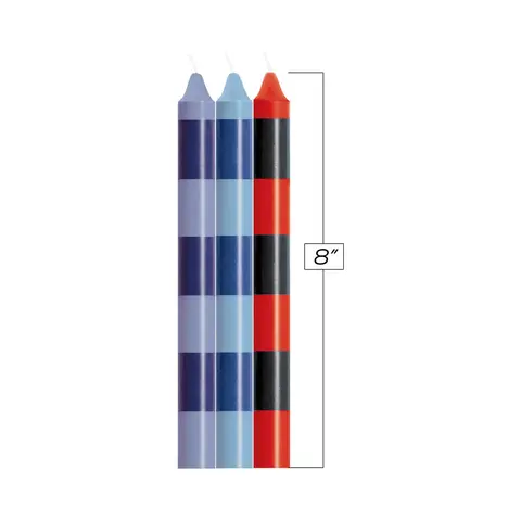 The 9's Make Me Melt Sensual Warm Drip Candles 3pk Stripes Passionettes