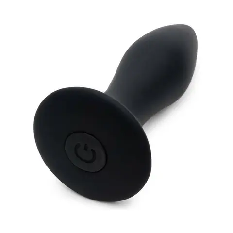 Fifty Shades of Grey Sensation Rechargeable Silicone Vibrating Butt Plug Black
