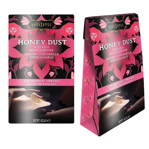 Kama Sutra Honey Dust Strawberry Dreams 1 oz.