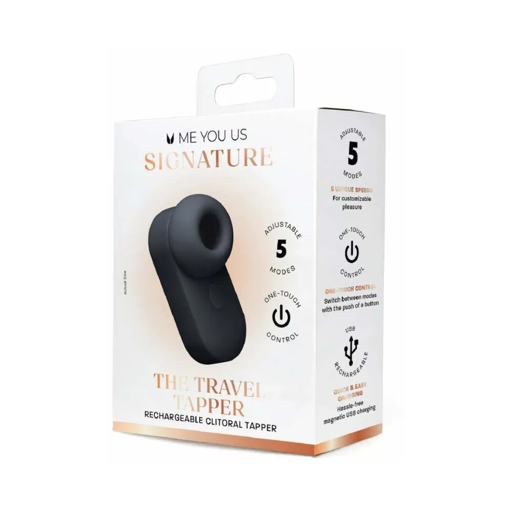 Me You Us Signature The Travel Tapper in Black
