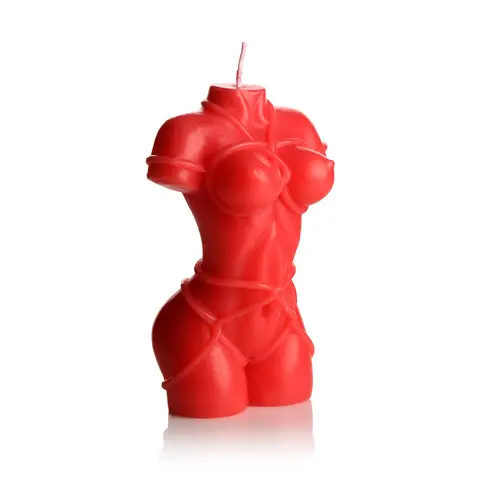 Master Series Bound Goddess Drip Candle in Red