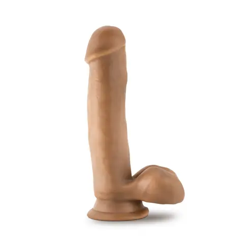 Dr. Skin Dr. Mark 7 in. Dildo with Balls in Tan