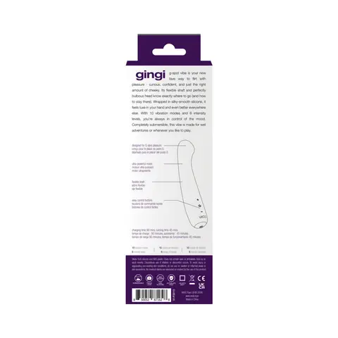 VeDO Gingi Rechargeable G-Spot in Purple