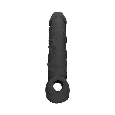 RealRock Skin 8 in. Penis Extender Sling in Black
