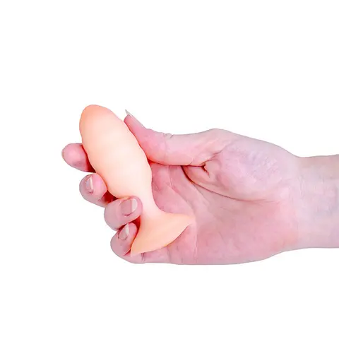 Softies Dual Layer Butt Plug 4 in. in Orange