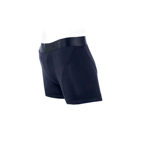 SpareParts Tomboii Rayon Boxer Briefs Harness Black Size S