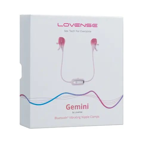 Lovense Gemini Bluetooth Rechargeable Vibrating Nipple Clamps