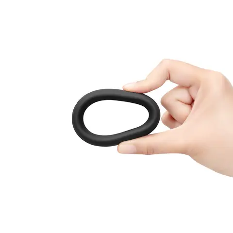 b-Vibe Snug Ring 45mm Snug Fit Silicone C-Ring in Black