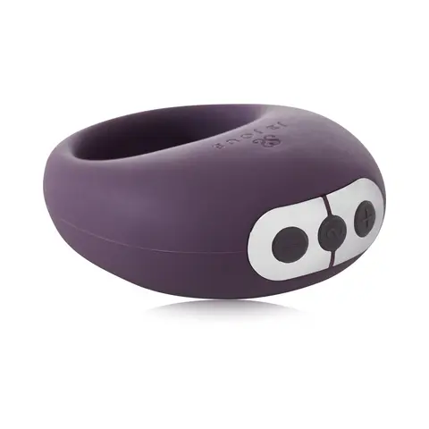 Je Joue Mio Rechargeable Vibrating Silicone Cock Ring in Purple