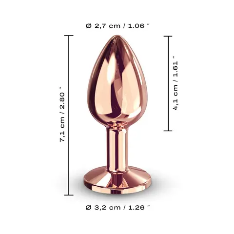 Dorcel Diamond Plug Rose Gold S