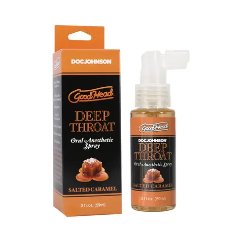 GoodHead Deep Throat Spray Salted Caramel 2 oz.