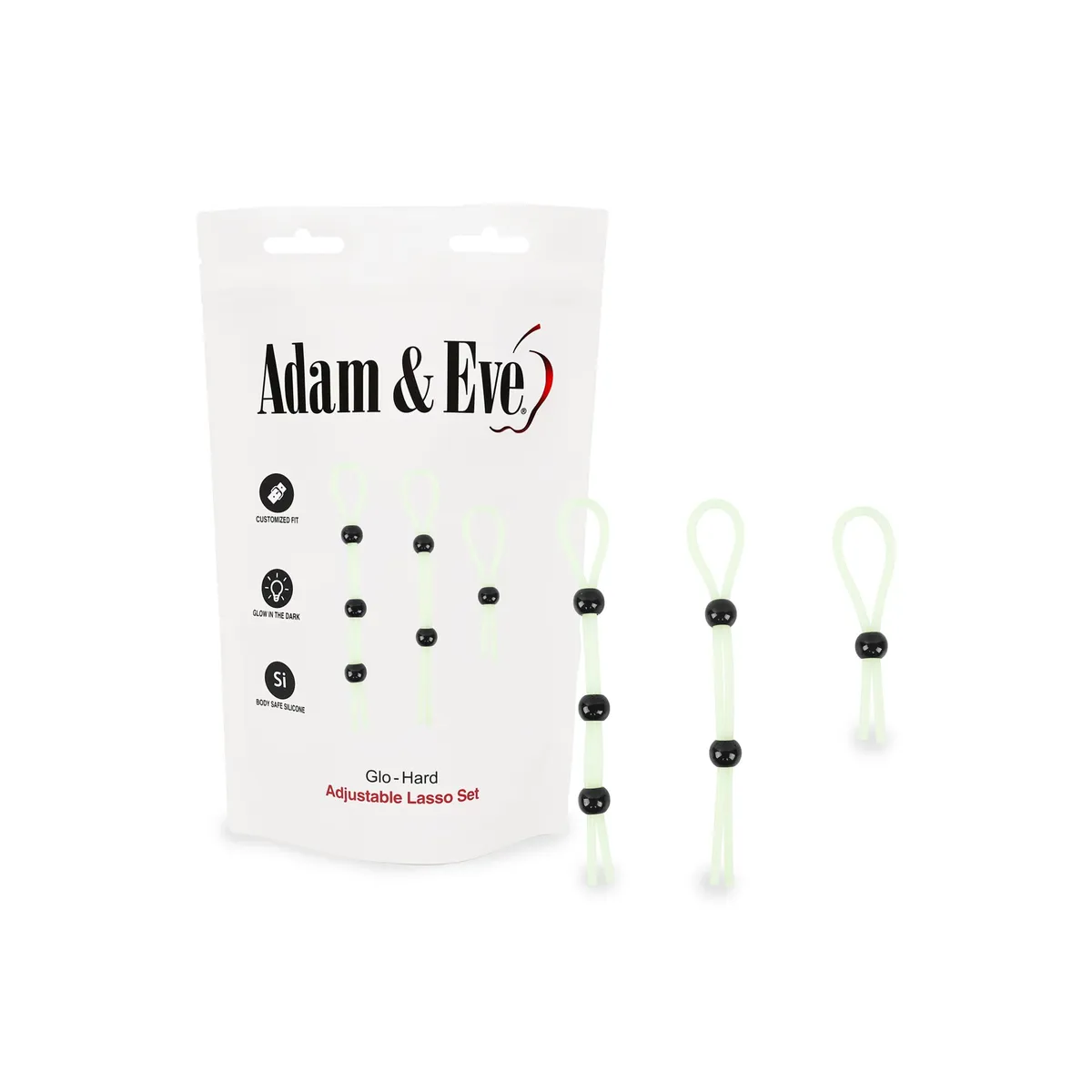 Adam & Eve Glo-Hard Adjustable Lasso Set