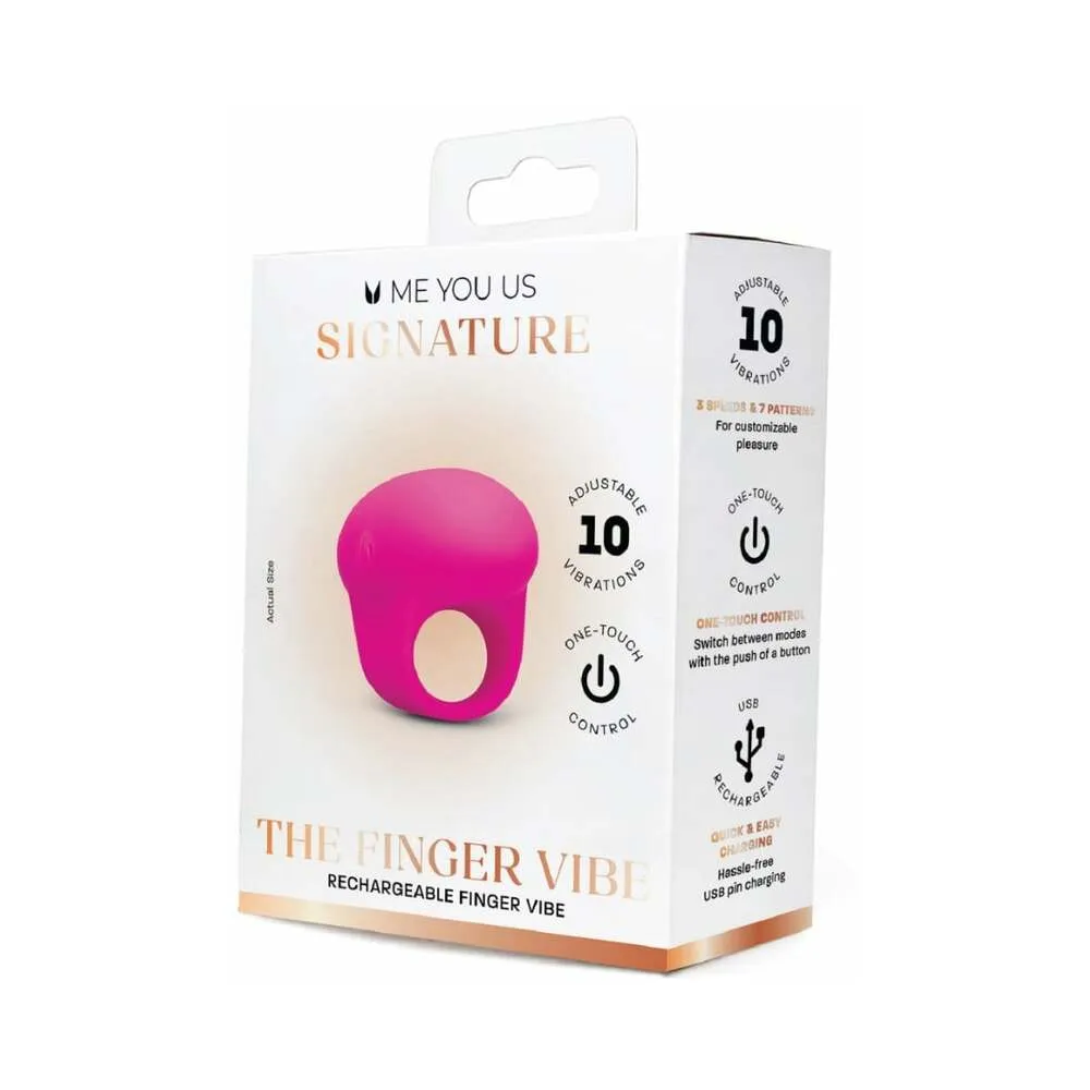 Me You Us Signature The Finger Vibe in Pink