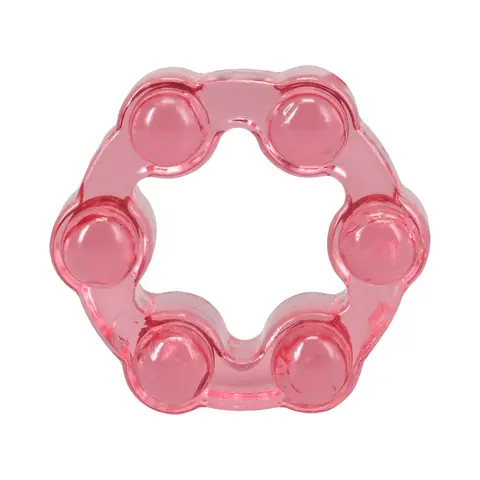 Crystal Jellies Performance Ring Set in Pink