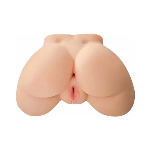 PDX Plus Perfect Ass Dual Entry Masturbator in Beige