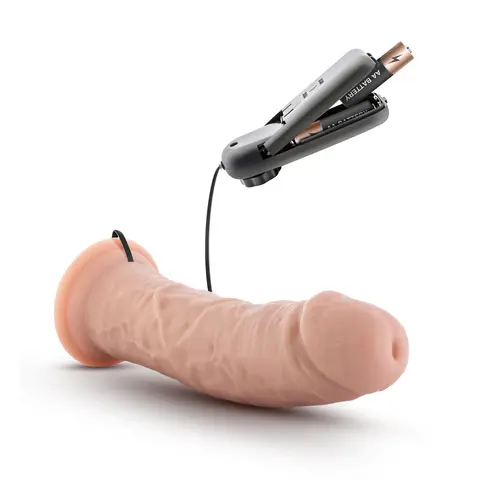 Dr. Skin Dr. Joe Realistic 8 in. Vibrating Dildo in Beige
