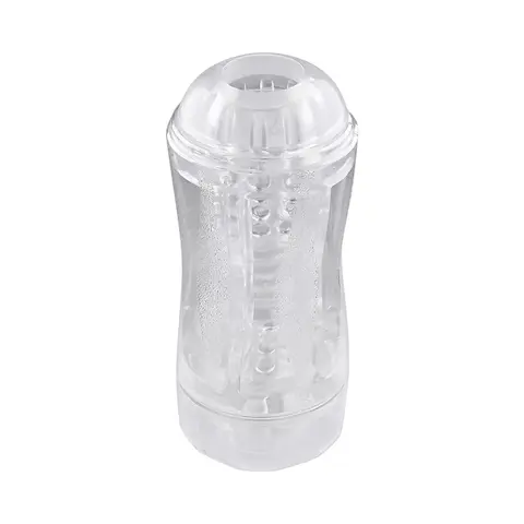 Gender X Double Fantasy Dual Entry Stroker Clear