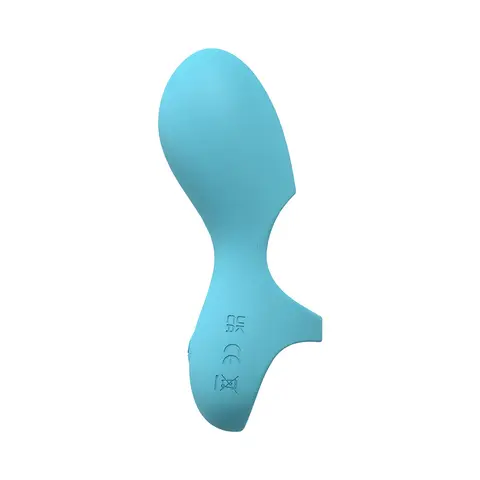 LoveLine Joy 10 Speed Finger Vibe Silicone Rechargeable Waterproof in Blue